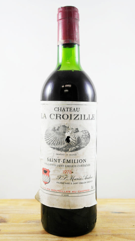 Vin Année 1978 Château La Croizille