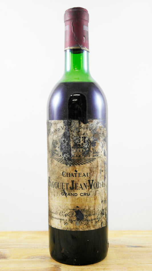 Vin Année 1972 Château Fagouet Jean-Voisin