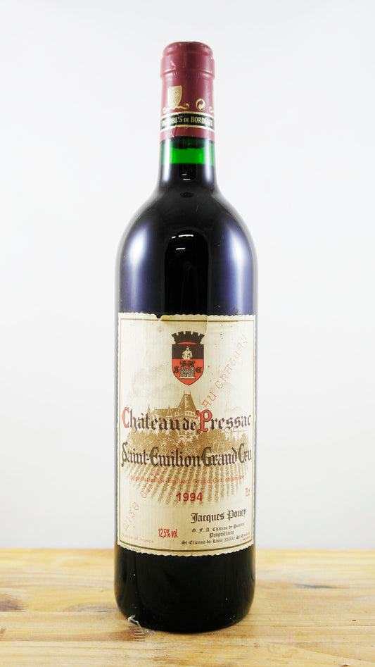 Vin Année 1994 Château de Pressac