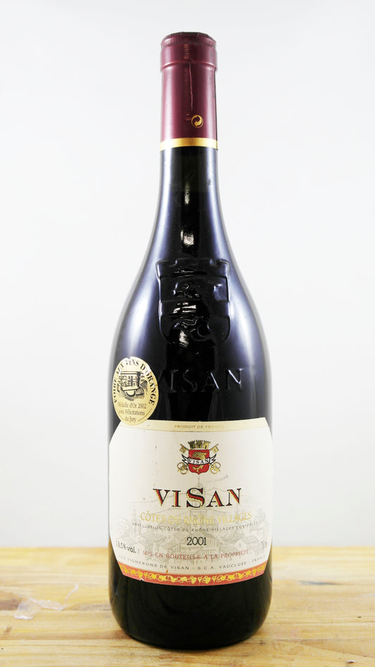 Vin Année 2001 Les Vignerons de Visan