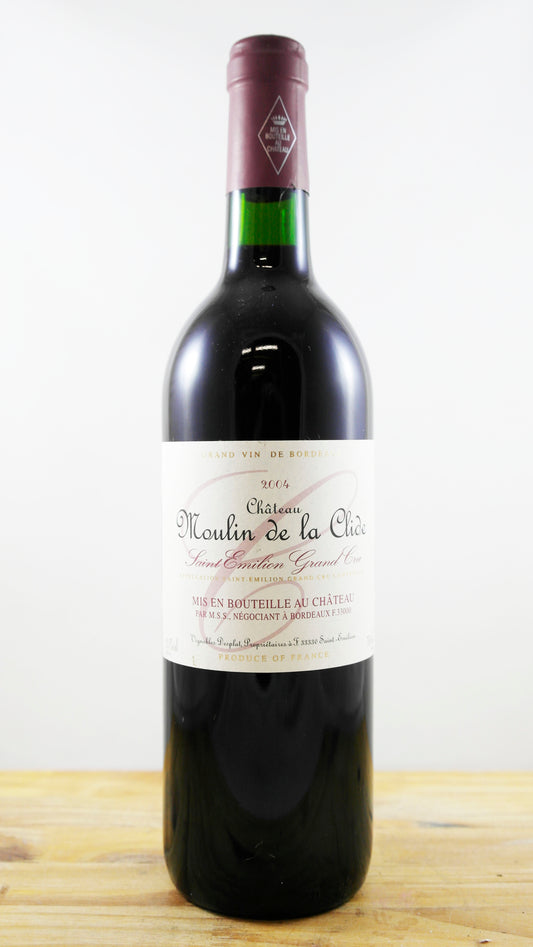 Vin Année 2004 Château Moulin de la Clide