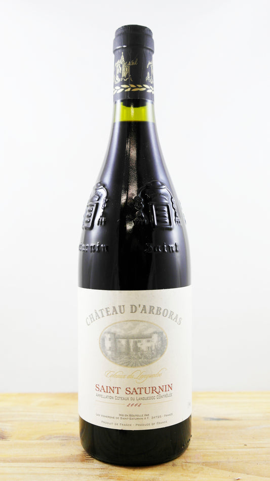Vin Année 2002 Château d'Arboras Saint Saturnin