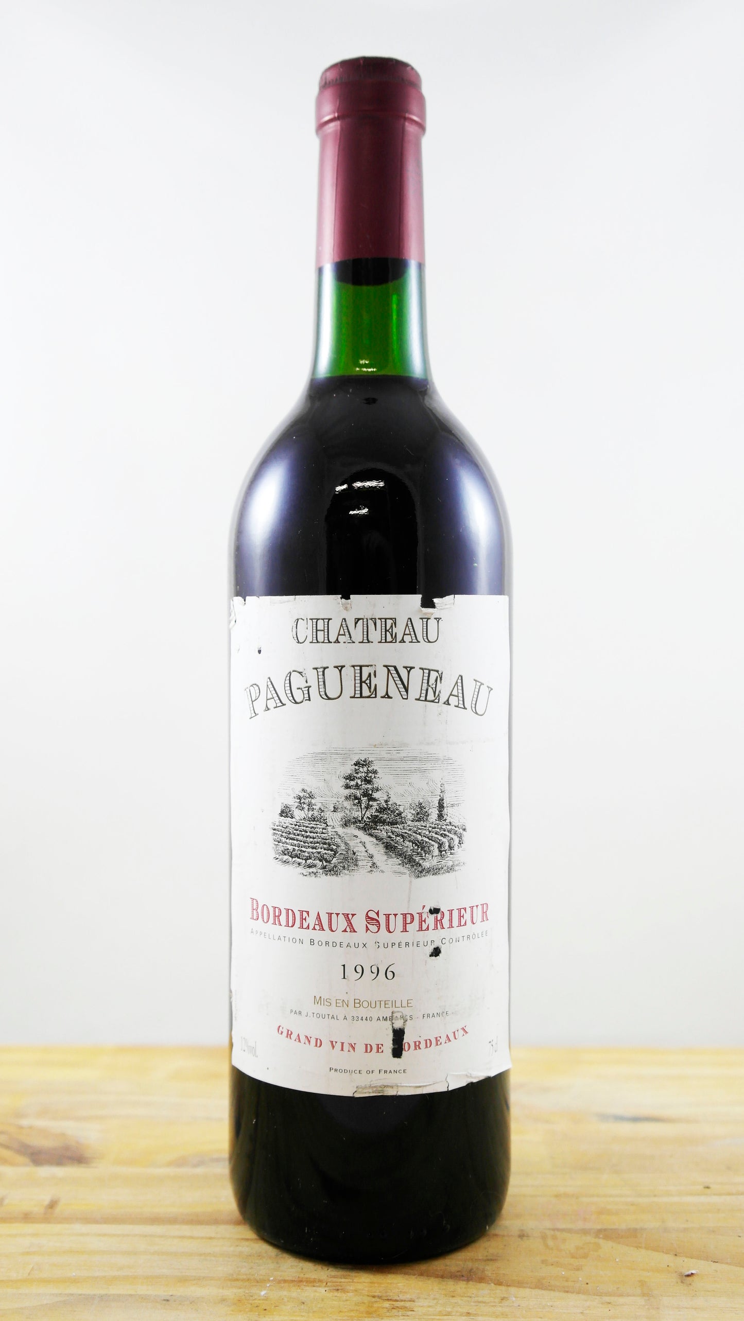 Vin Année 1996 Château Pagueneau