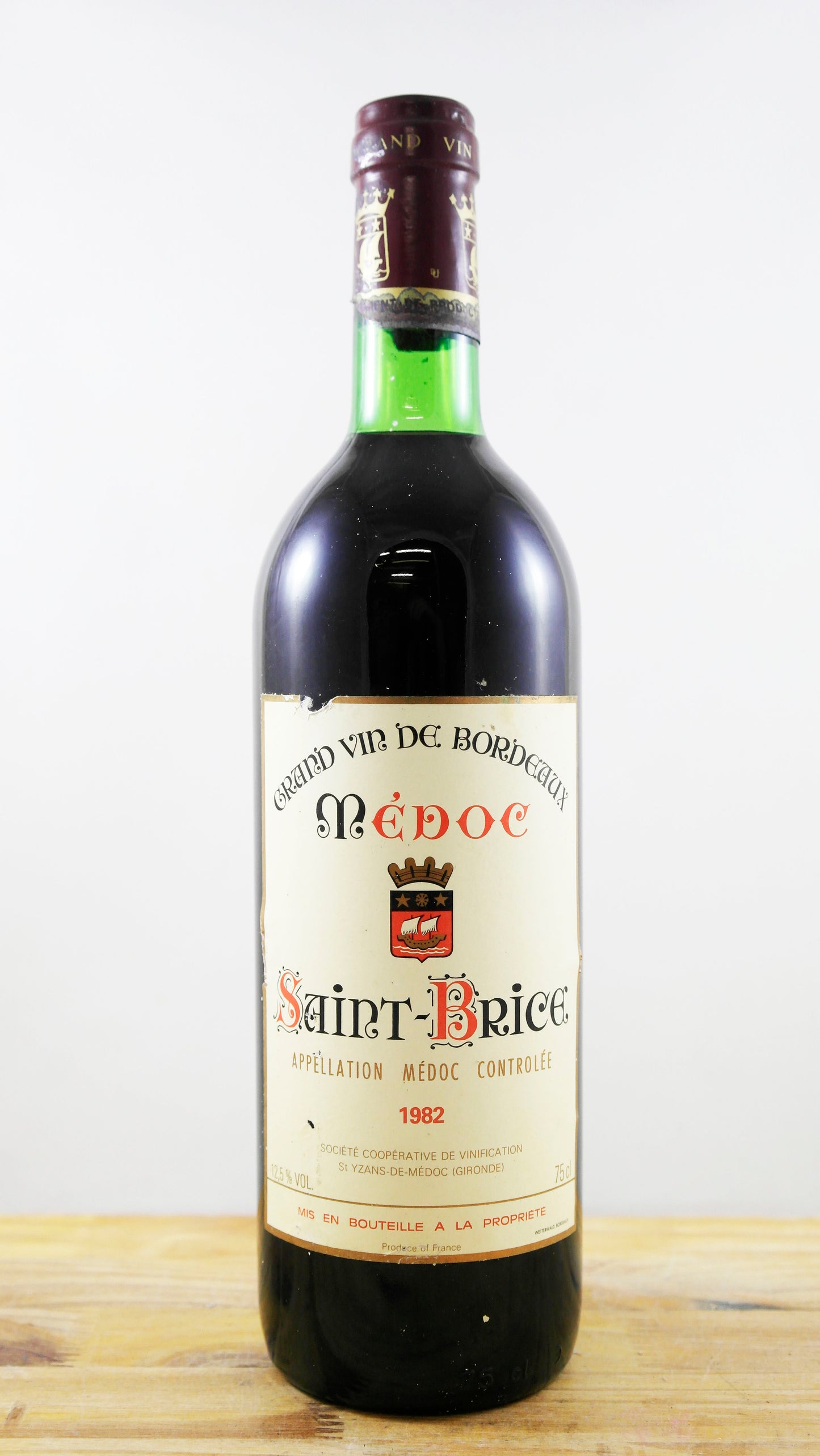 Vin Année 1982 Saint-Brice