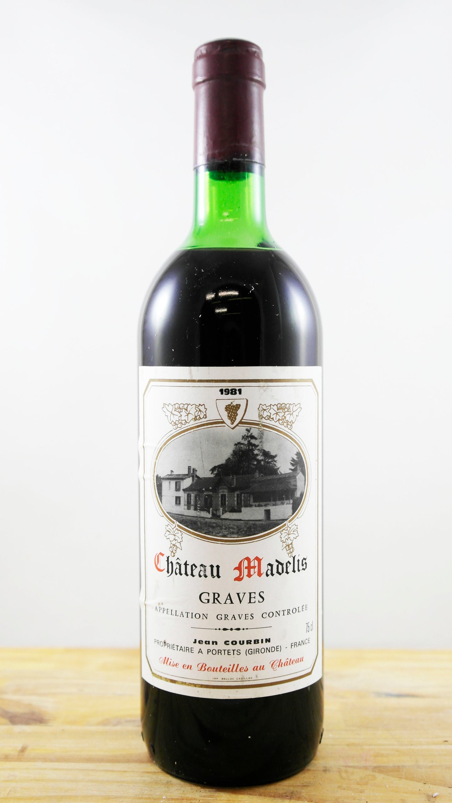 Vin Année 1981 Château Madelis Courbin