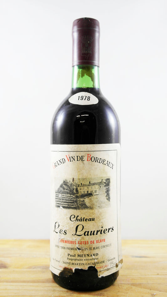 Vin Année 1978 Château Les Lauriers Meynard