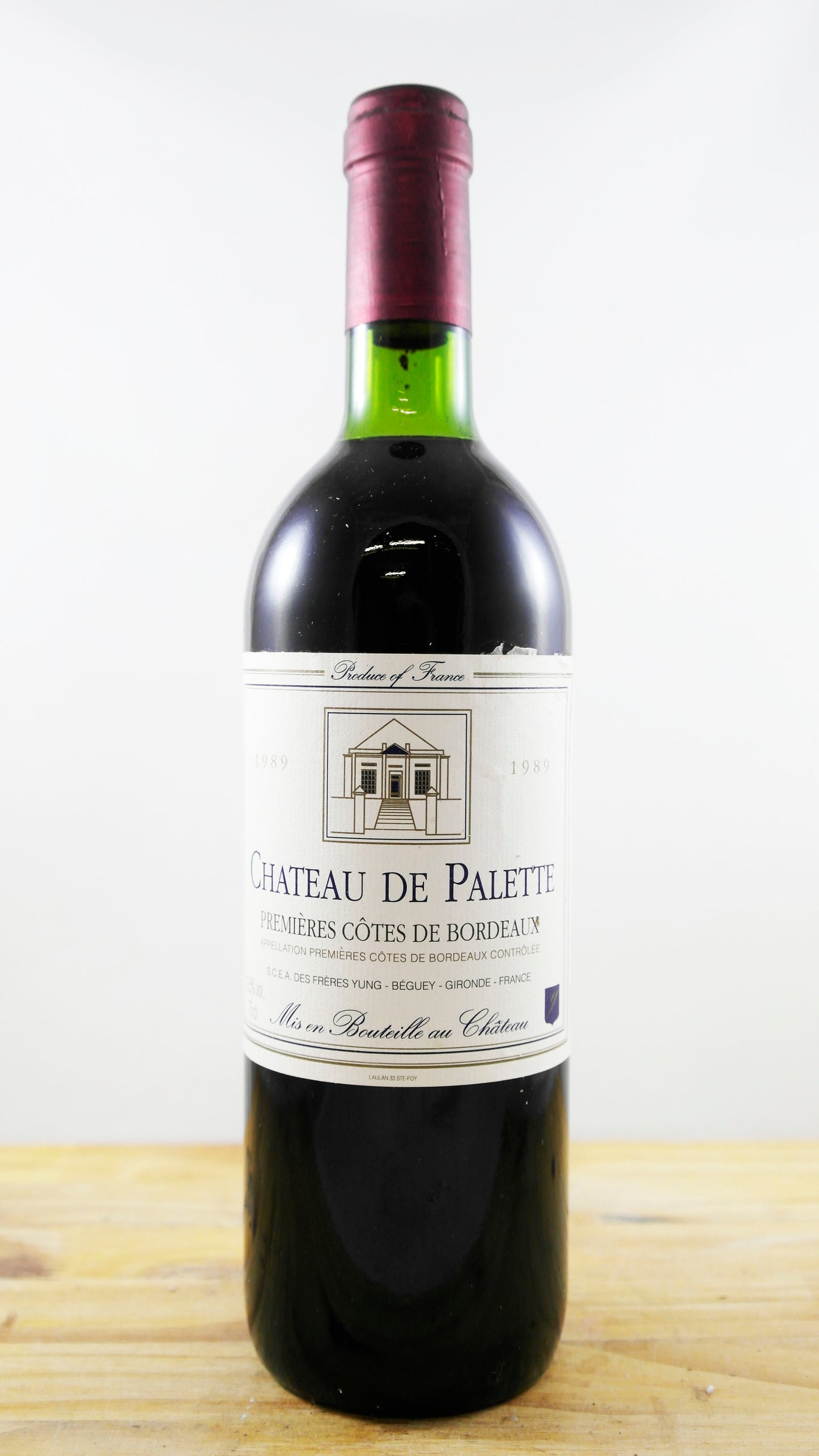 Vin Année 1989 Château De Palette