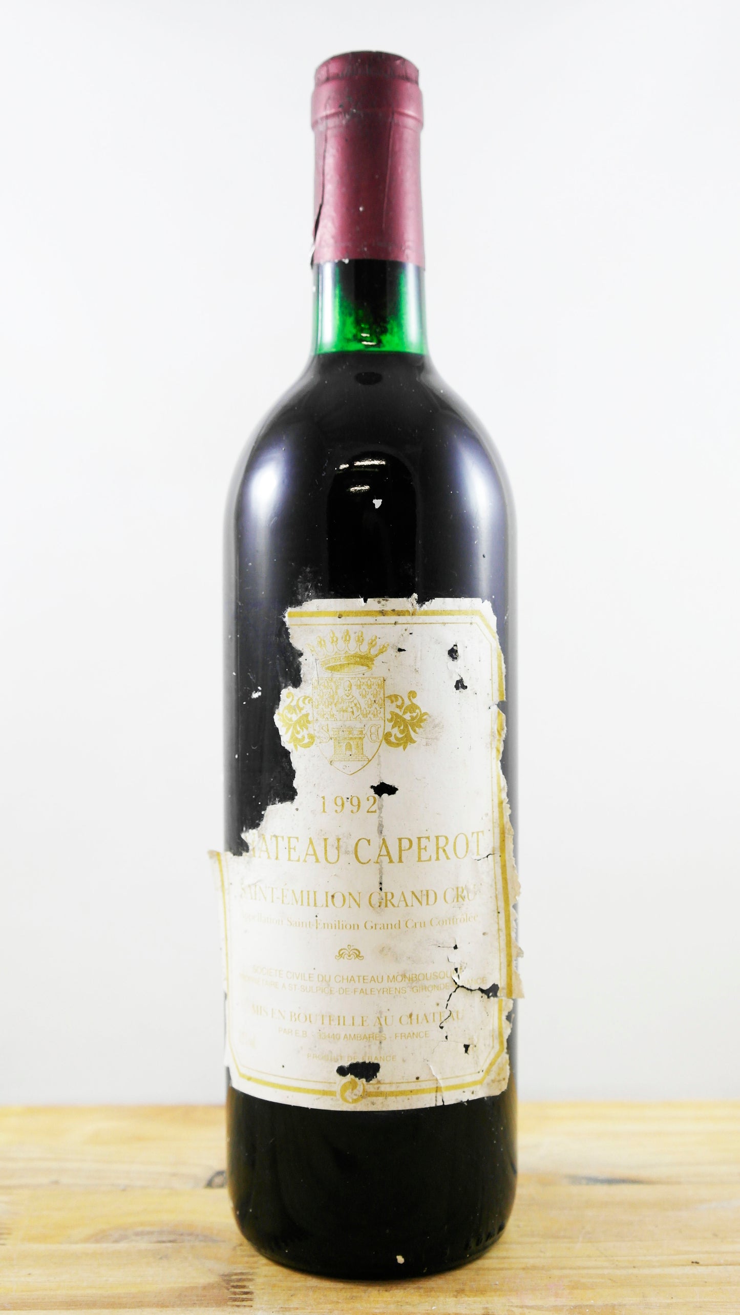 Vin Année 1992 Château Caperot