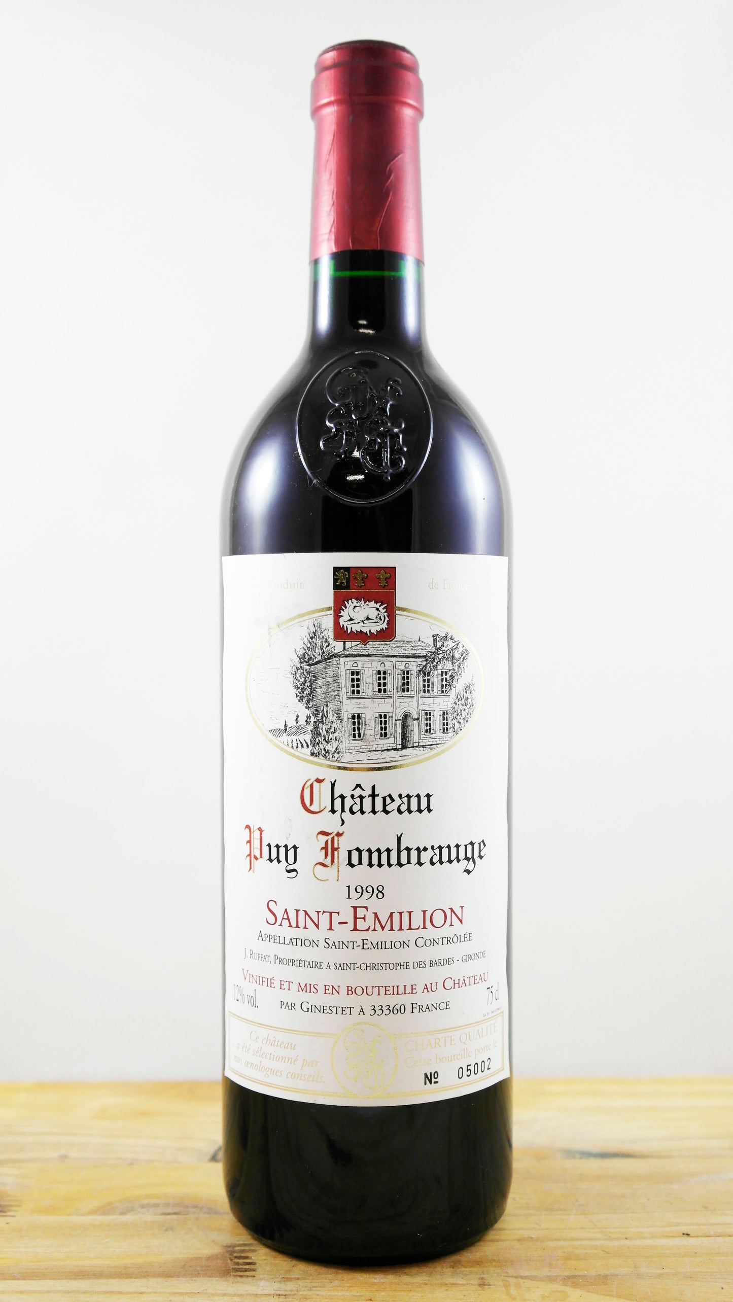 Vin Année 1998 Château Puy Fombrauge