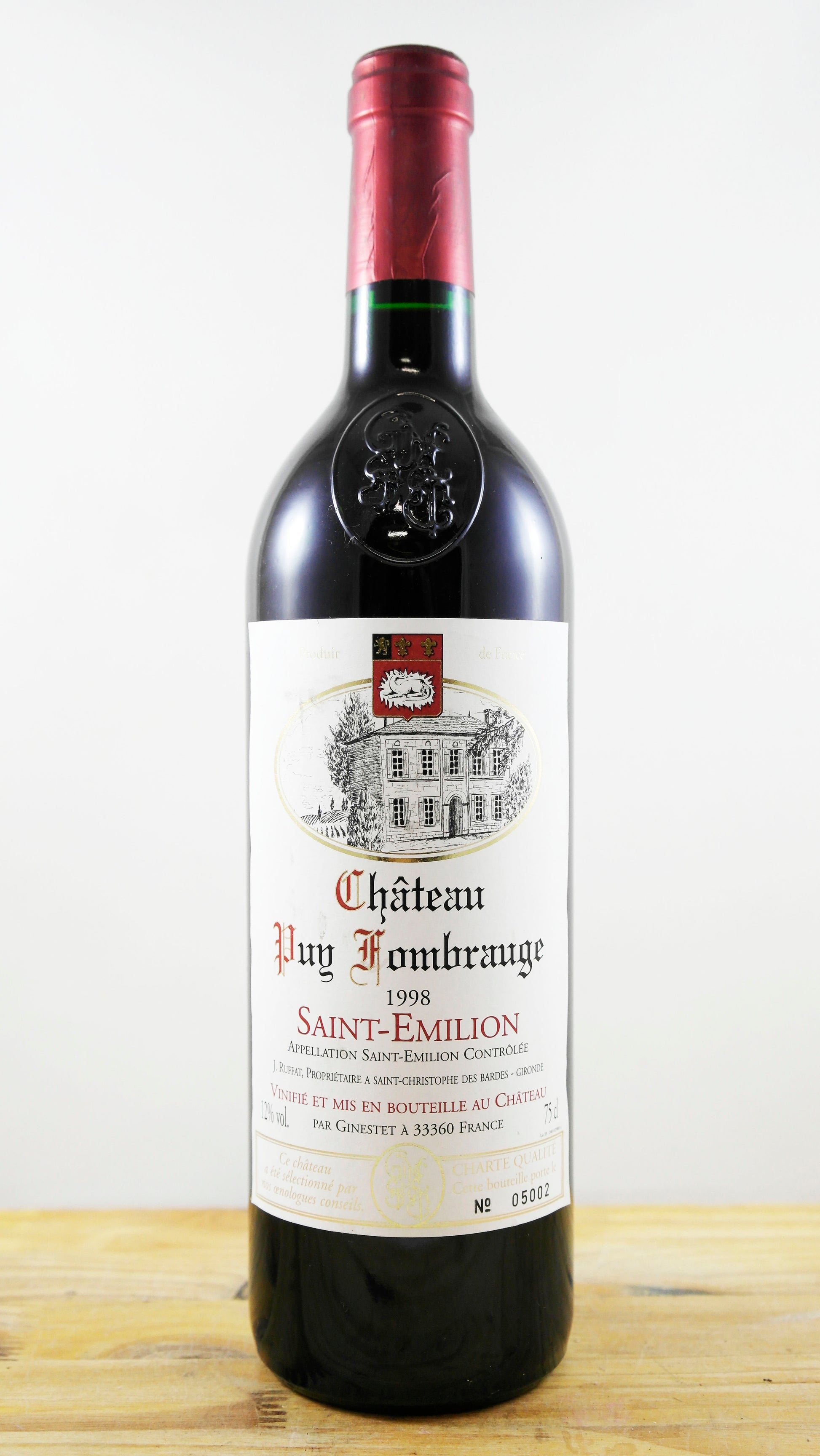 Vin Année 1998 Château Puy Fombrauge