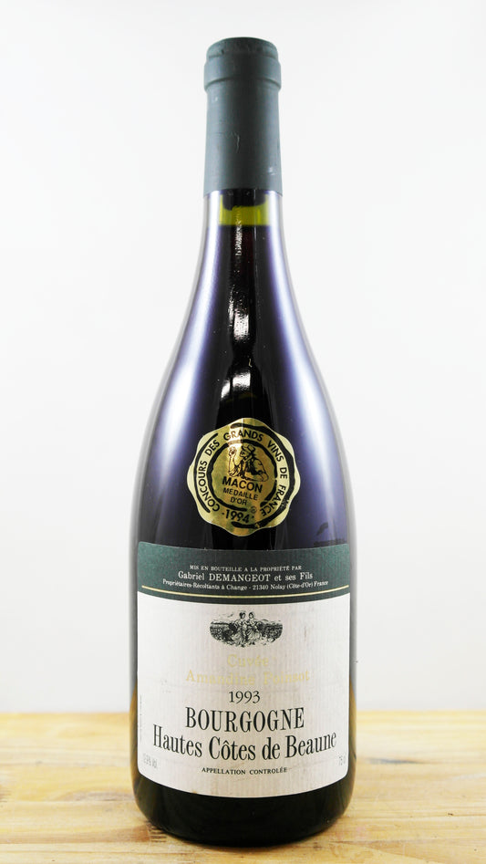 Vin Année 1993 Cuvée Amandine Poinsot