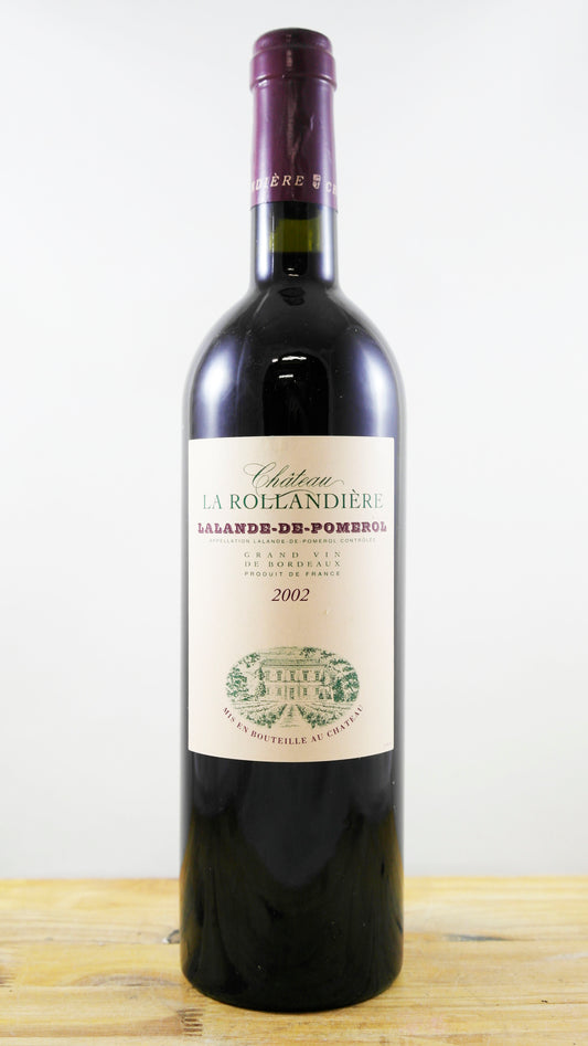 Vin Année 2002 Château La Rollandière
