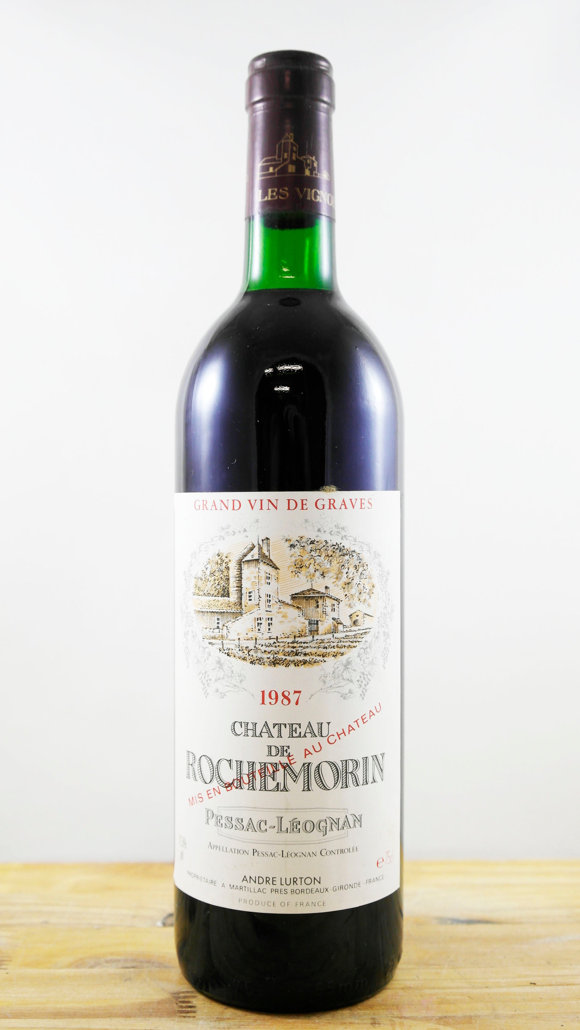 Vin Année 1987 Château de Rochemorin