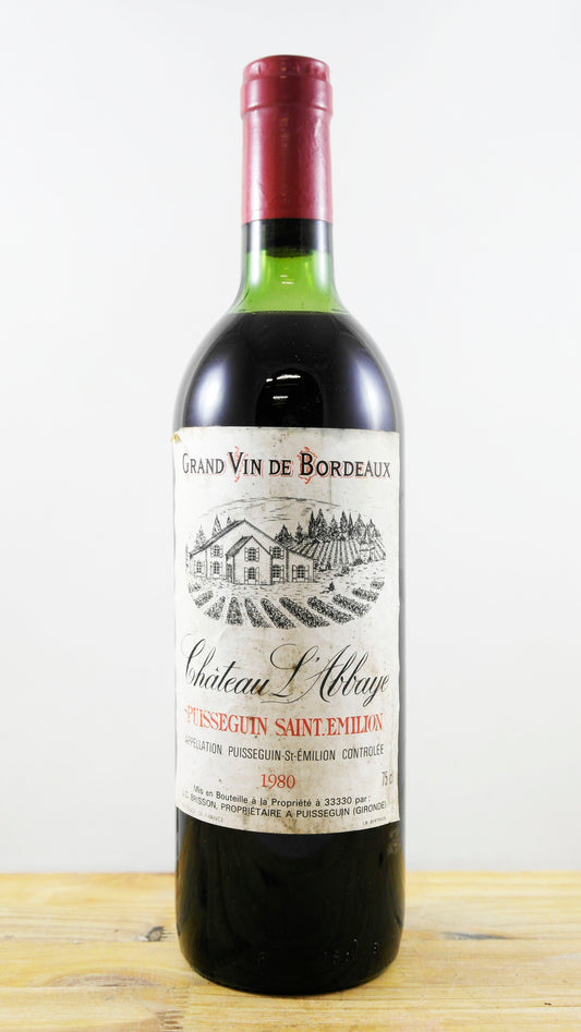 Vin Année 1980 Château l'Abbaye