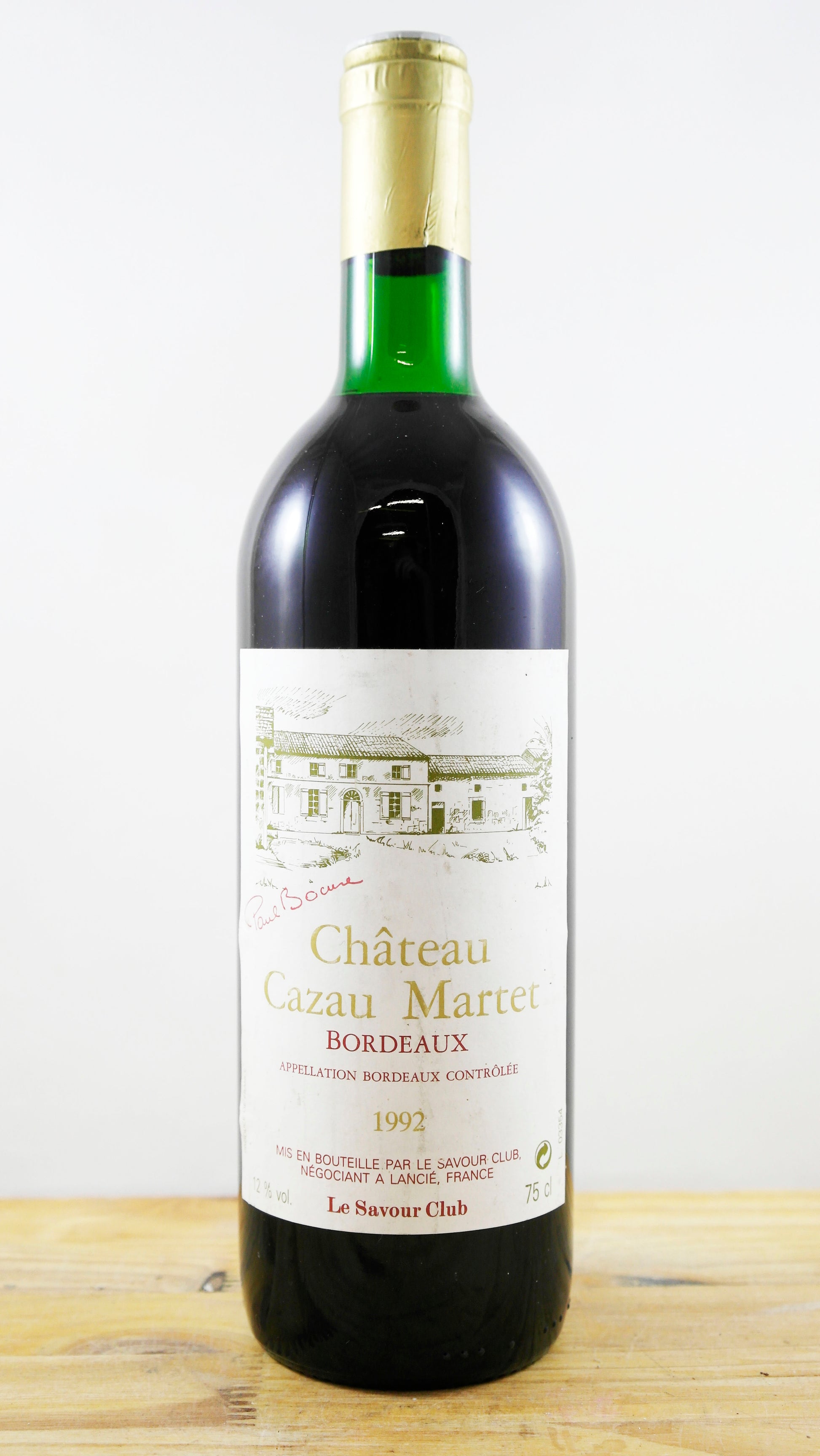 Vin Année 1992 Château Cazau Martet