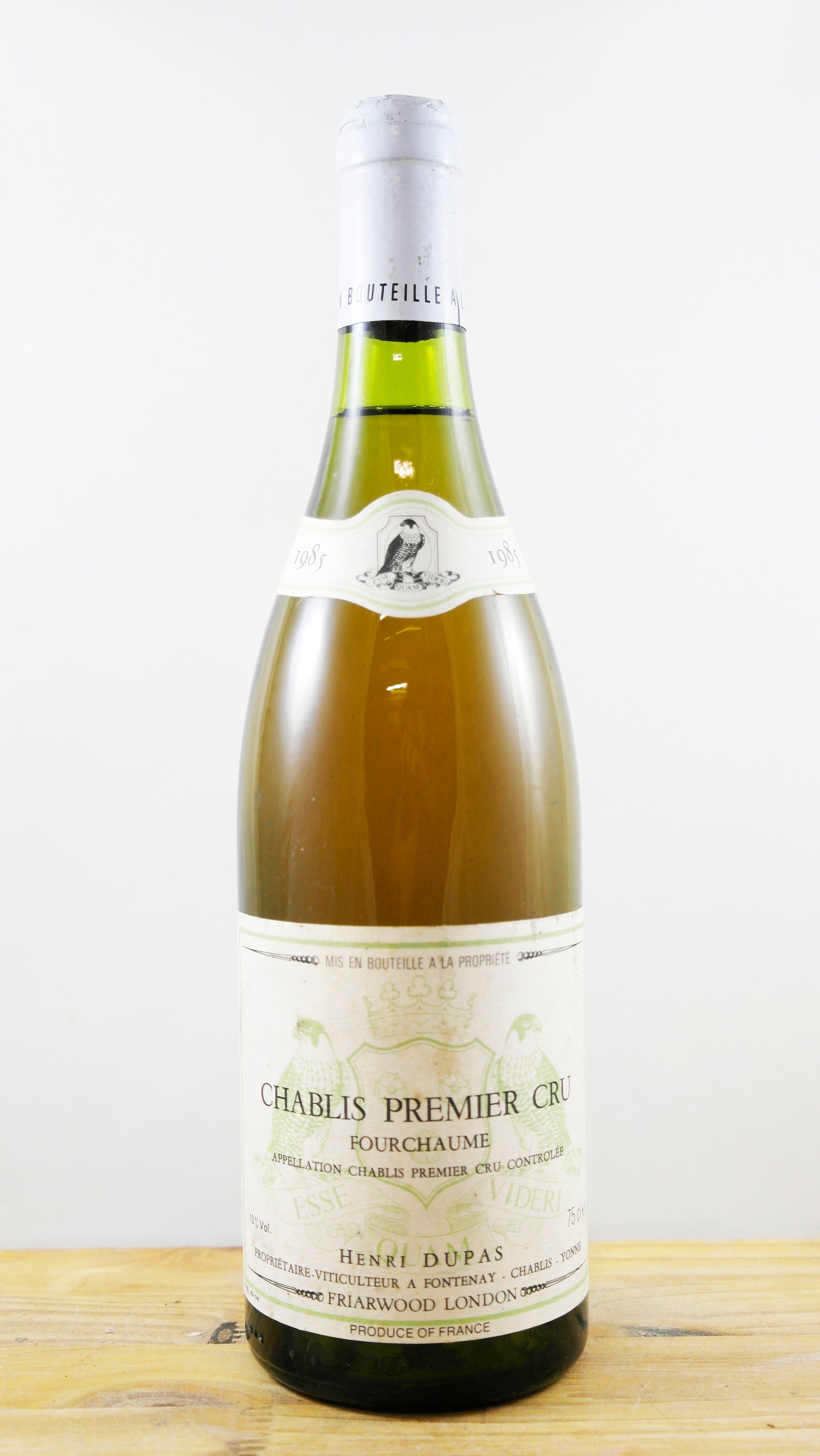 Vin Année 1985 Fourchaume Henri Dupas
