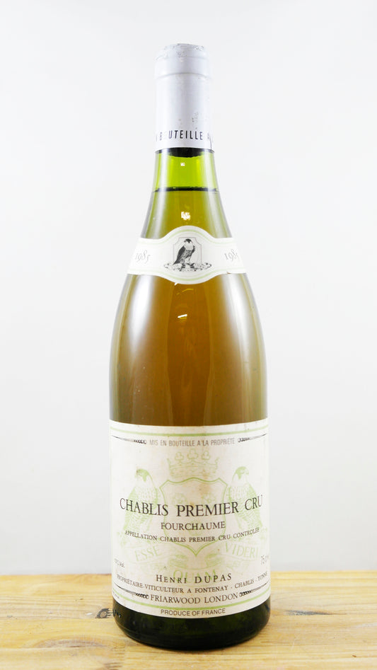 Vin Année 1985 Fourchaume Henri Dupas