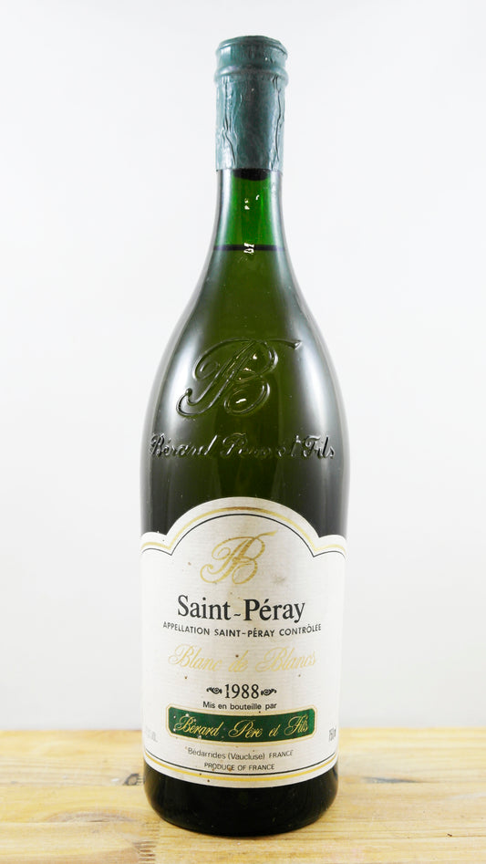 Vin Année 1988 Blanc de Blancs Bérard Père et Fils