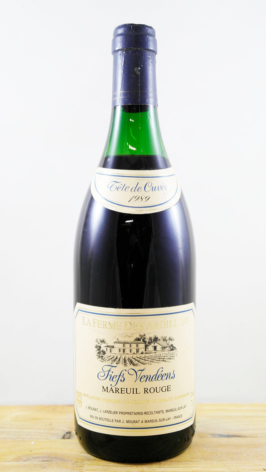 Vin Année 1989 La Ferme des Ardillers Fiefs Vendéens