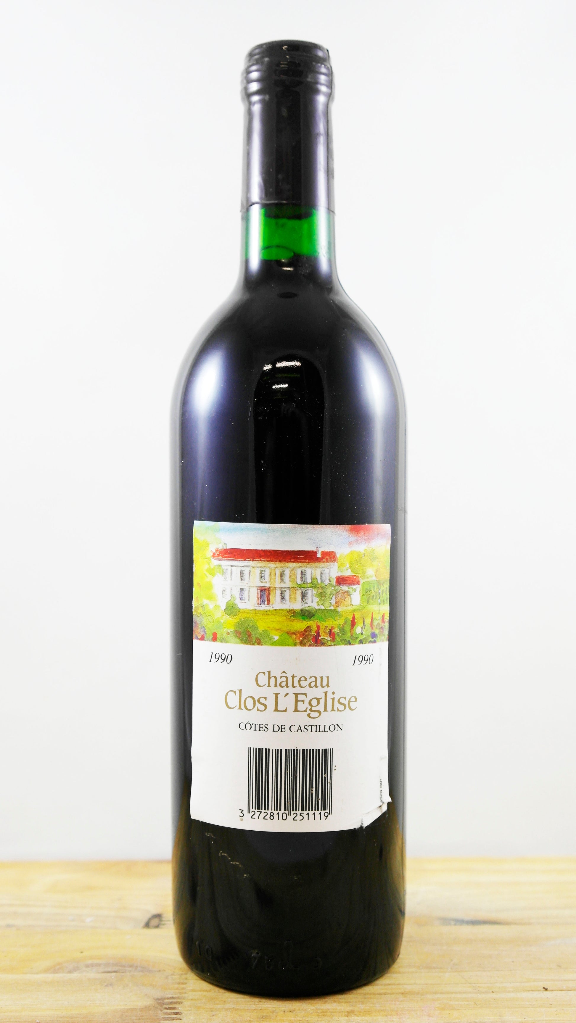 Vin Année 1990 Château Clos Eglise