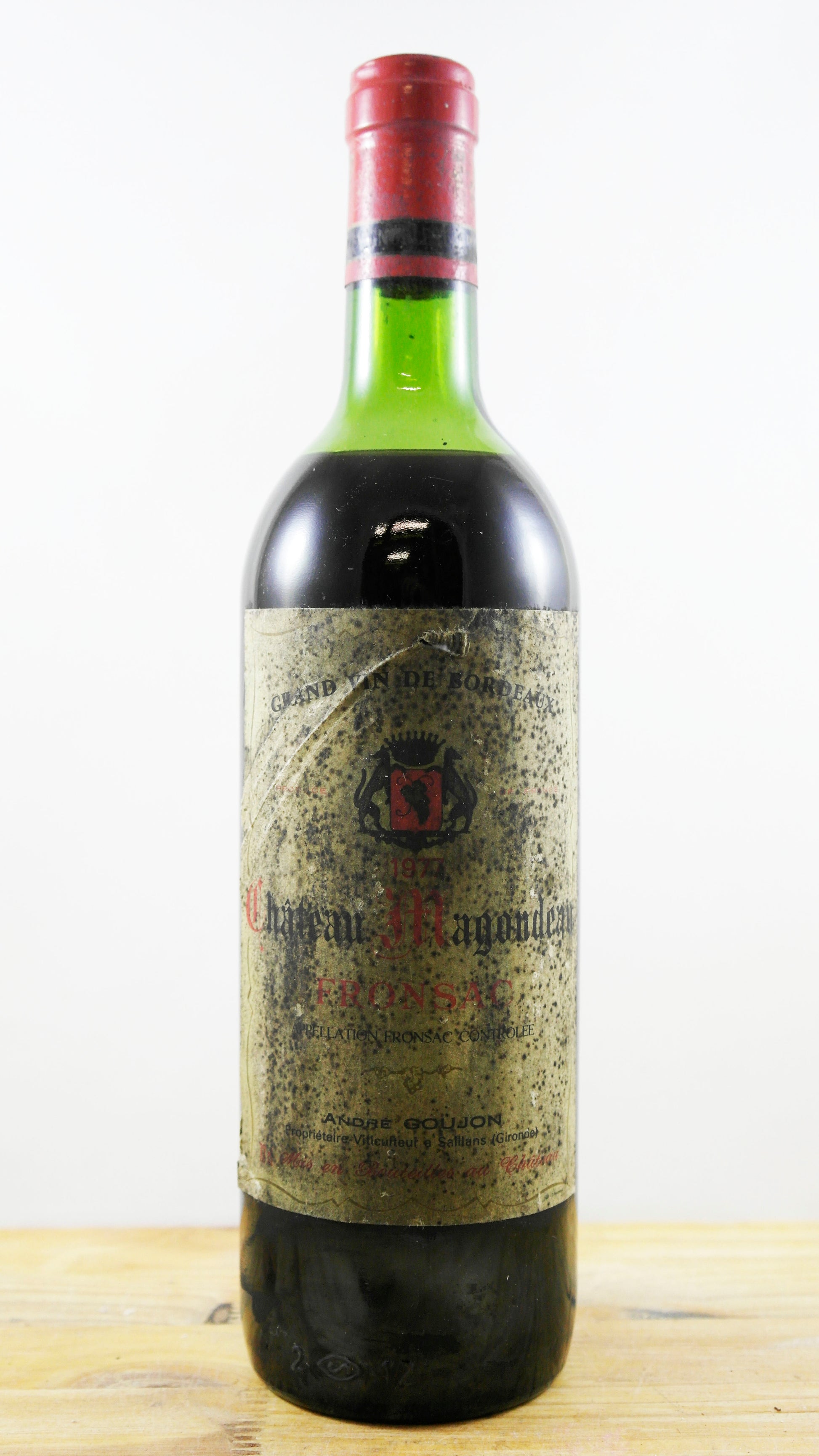 Vin Année 1977 Château Magondeau Andre Goujon