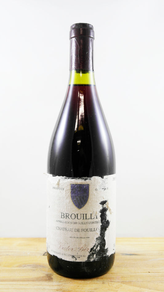 Vin Année 1988 Château de Fouilloux Victor Bérard