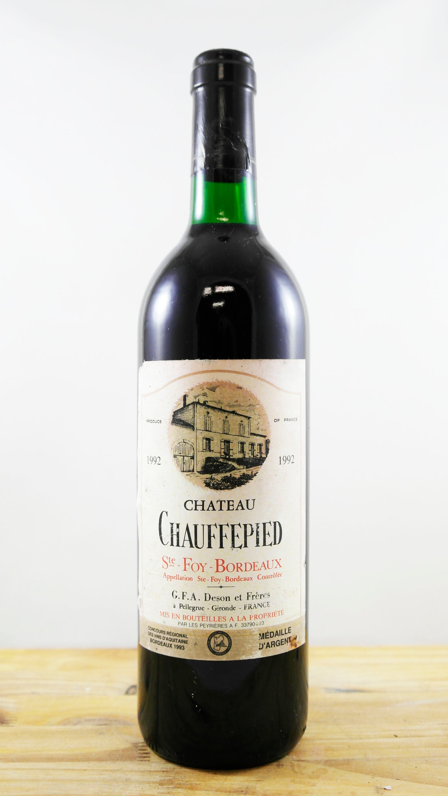 Vin Année 1992 Château Chauffepied