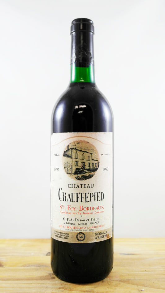 Vin Année 1992 Château Chauffepied