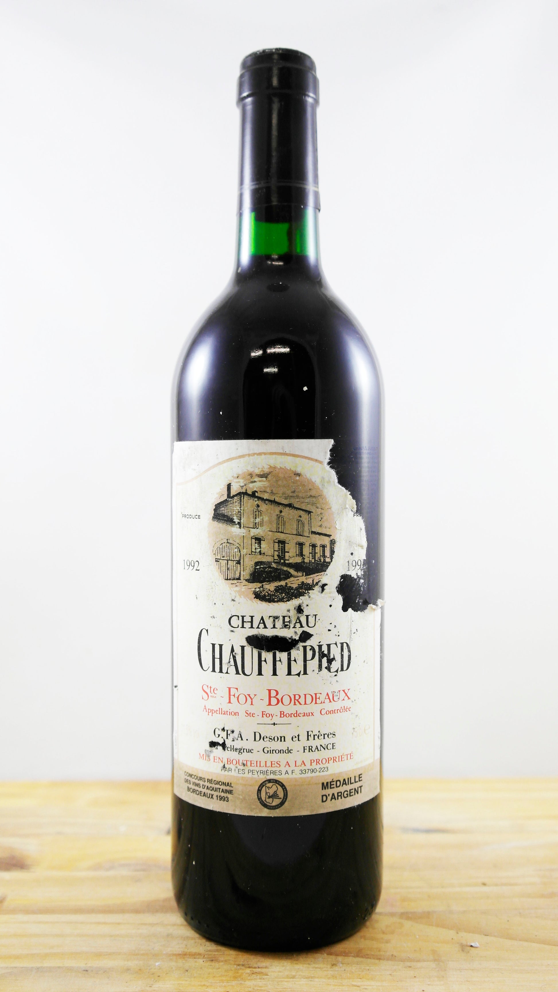 Vin Année 1992 Château Chauffepied