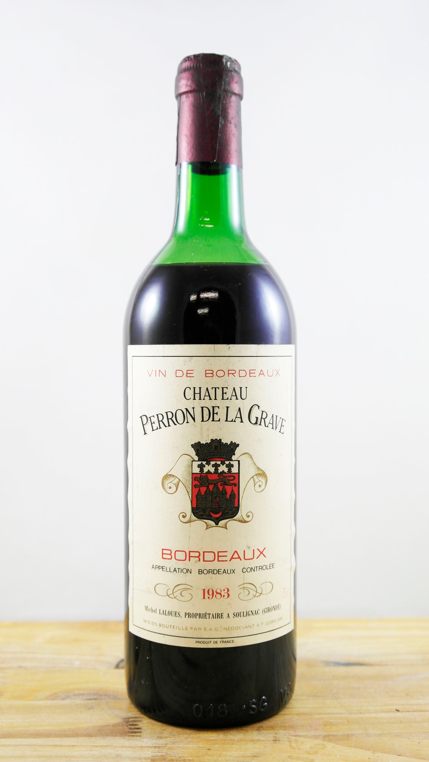 Vin Année 1983 Château Perron de la Grave