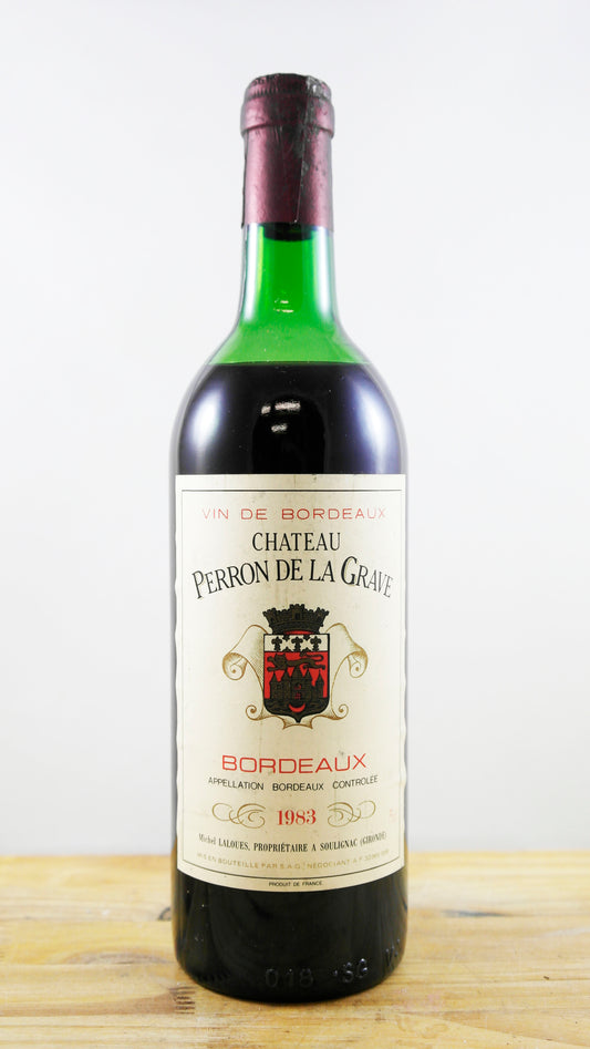 Vin Année 1983 Château Perron de la Grave