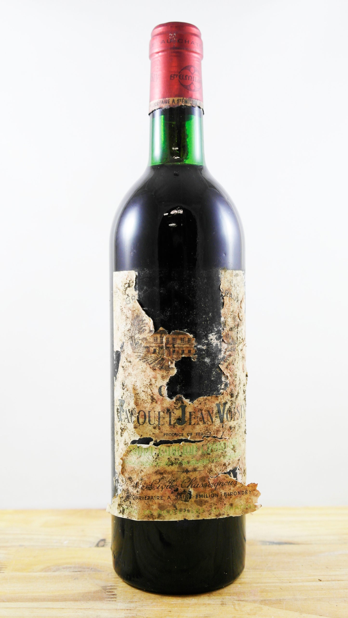 Vin Année 1982 Château Fagouet Jean Voisin