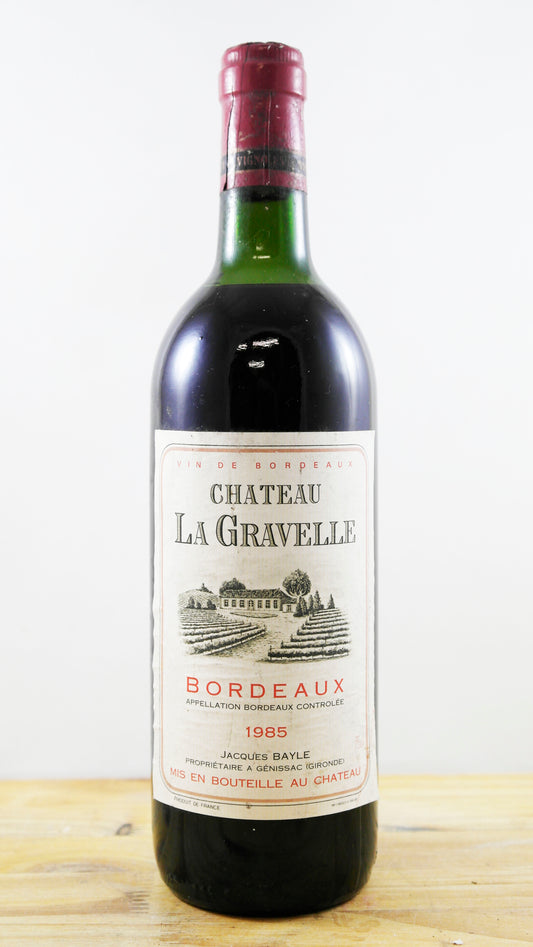 Vin Année 1985 Château La Gravelle 