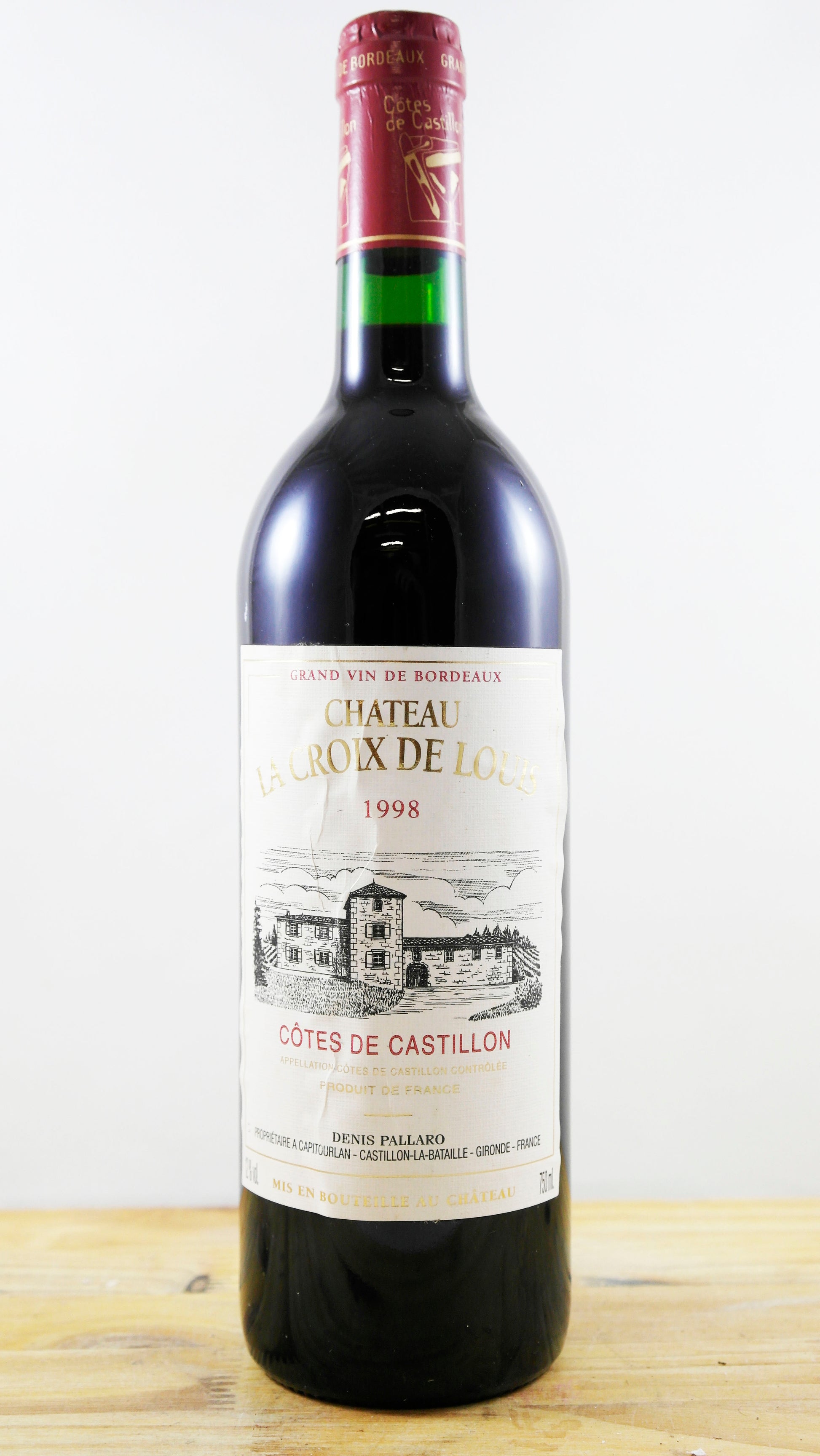 Vin Année 1998 Château La Croix de Louis