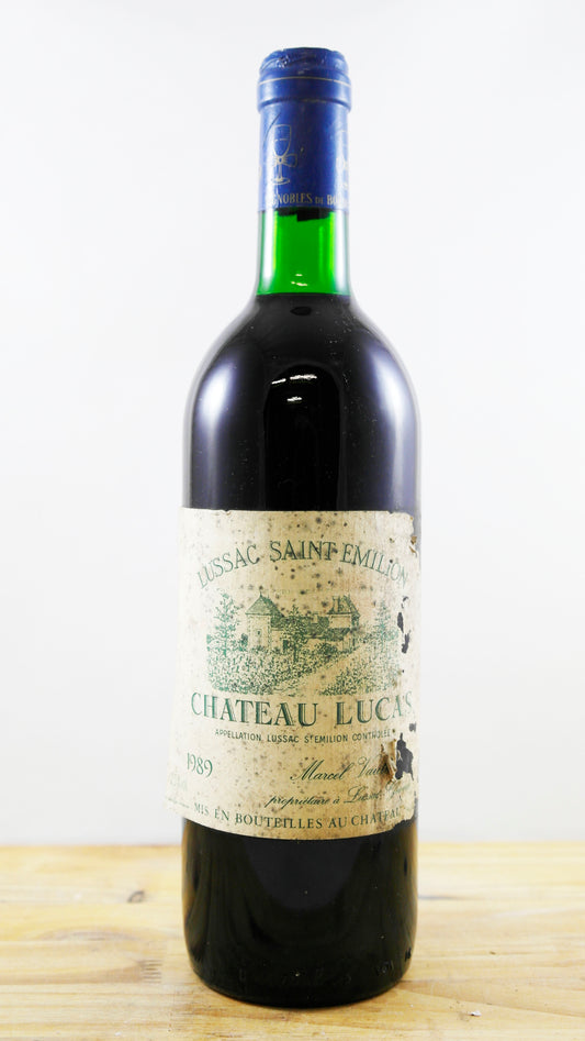 Vin Année 1989 Château Lucas