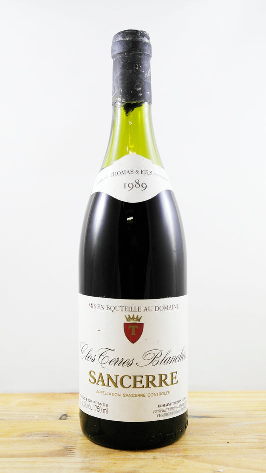 Vin Année 1989 Clos Terres Blanches Thomas et Fils