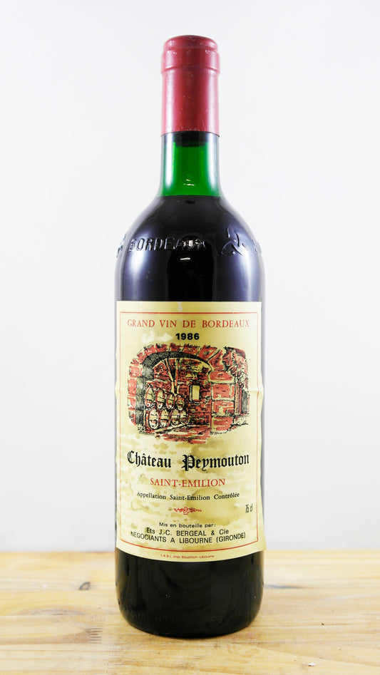 Vin Année 1986 Château Peymouton