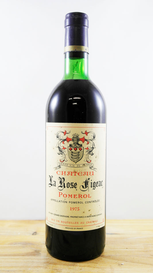 Vin Année 1975 Château La Rose Figeac