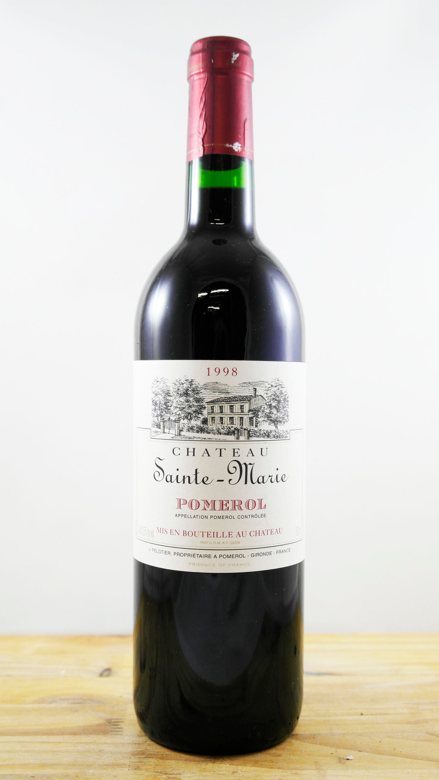Vin Année 1998 Château Sainte-Marie