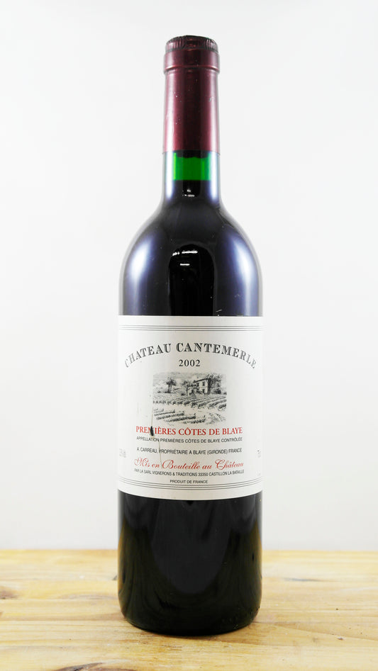 Vin Année 2002 Château Cantemerle