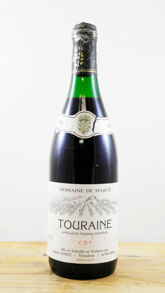 Vin Année 1988 Domaine de Marcé Côt Daniel Godet