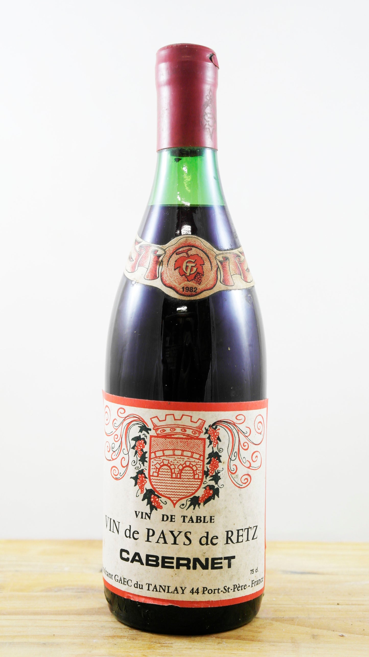 Vin Année 1982 Vin de Pays de Retz 