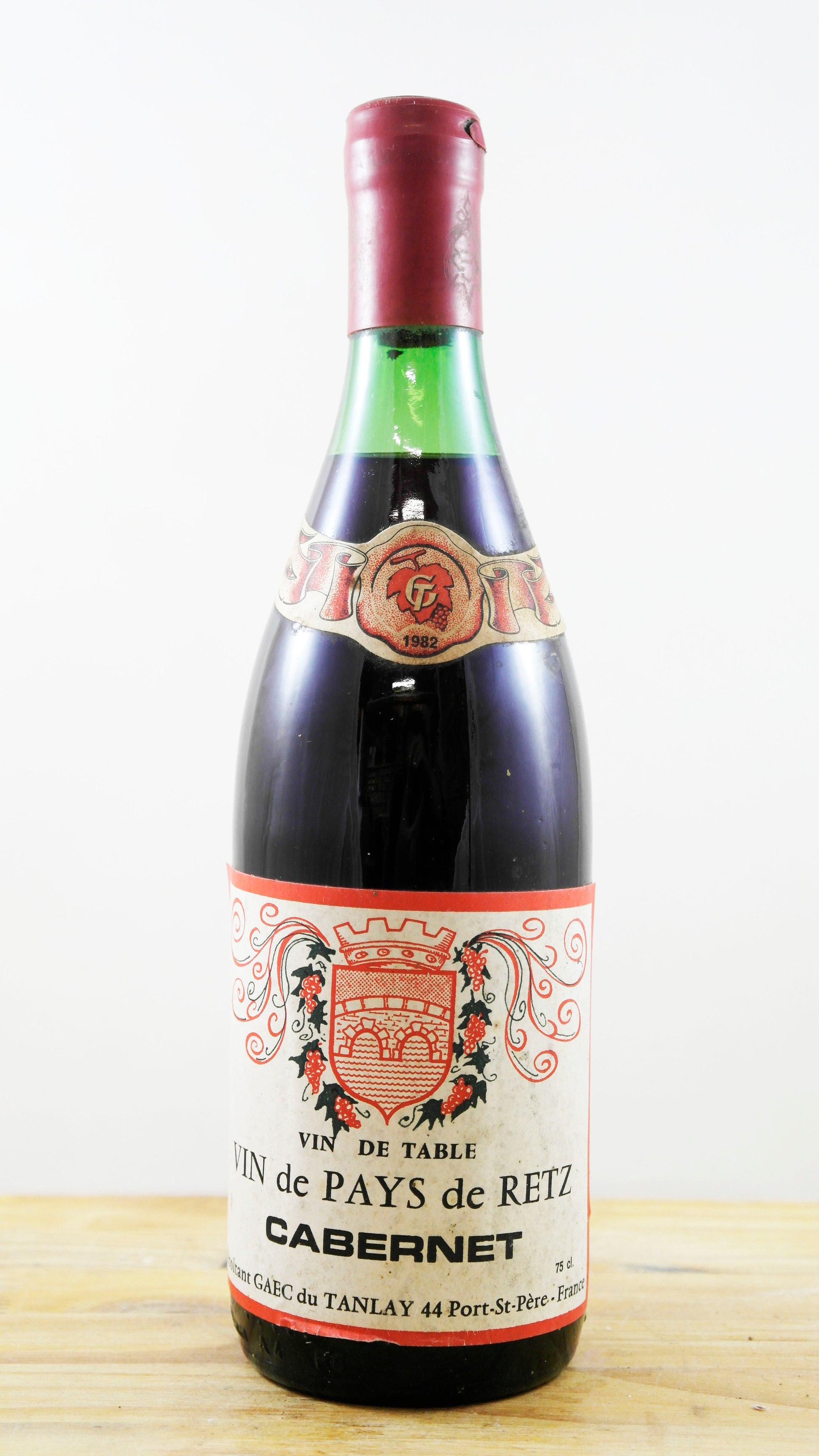 Vin Année 1982 Vin de Pays de Retz 