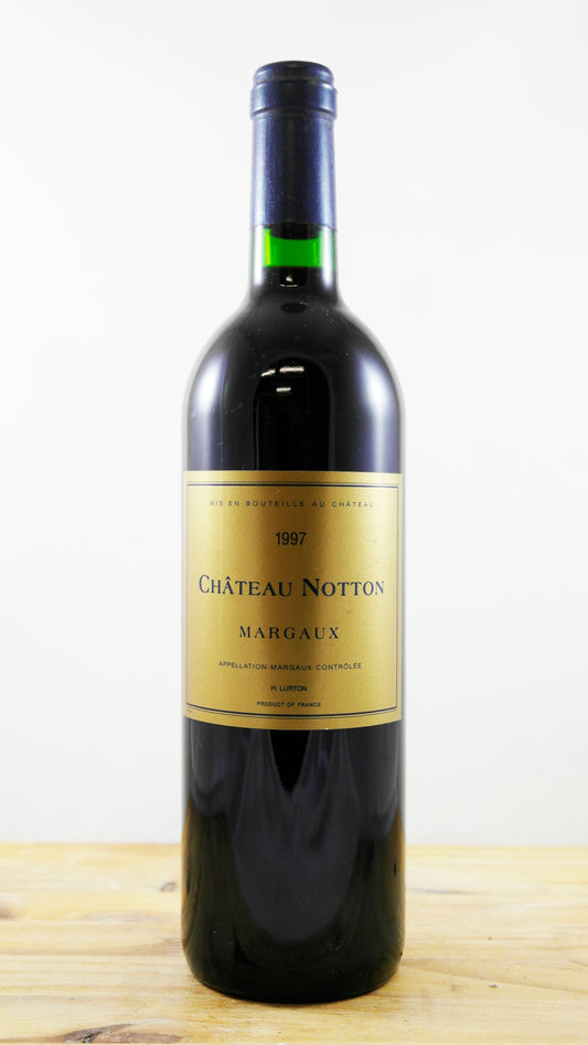 Vin Année 1997 Château Notton HLurton