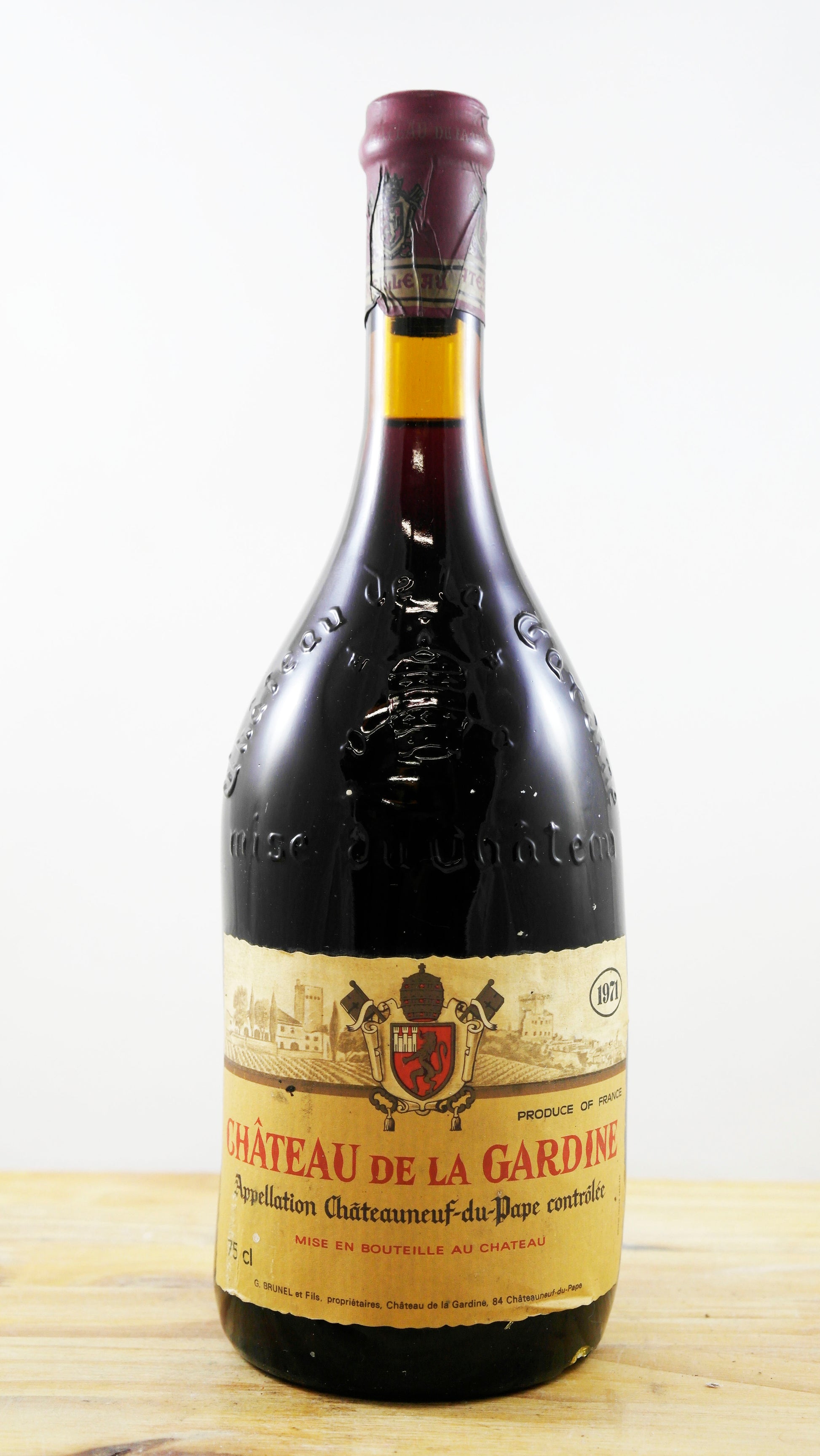 Vin Année 1971 Château de la Gardine