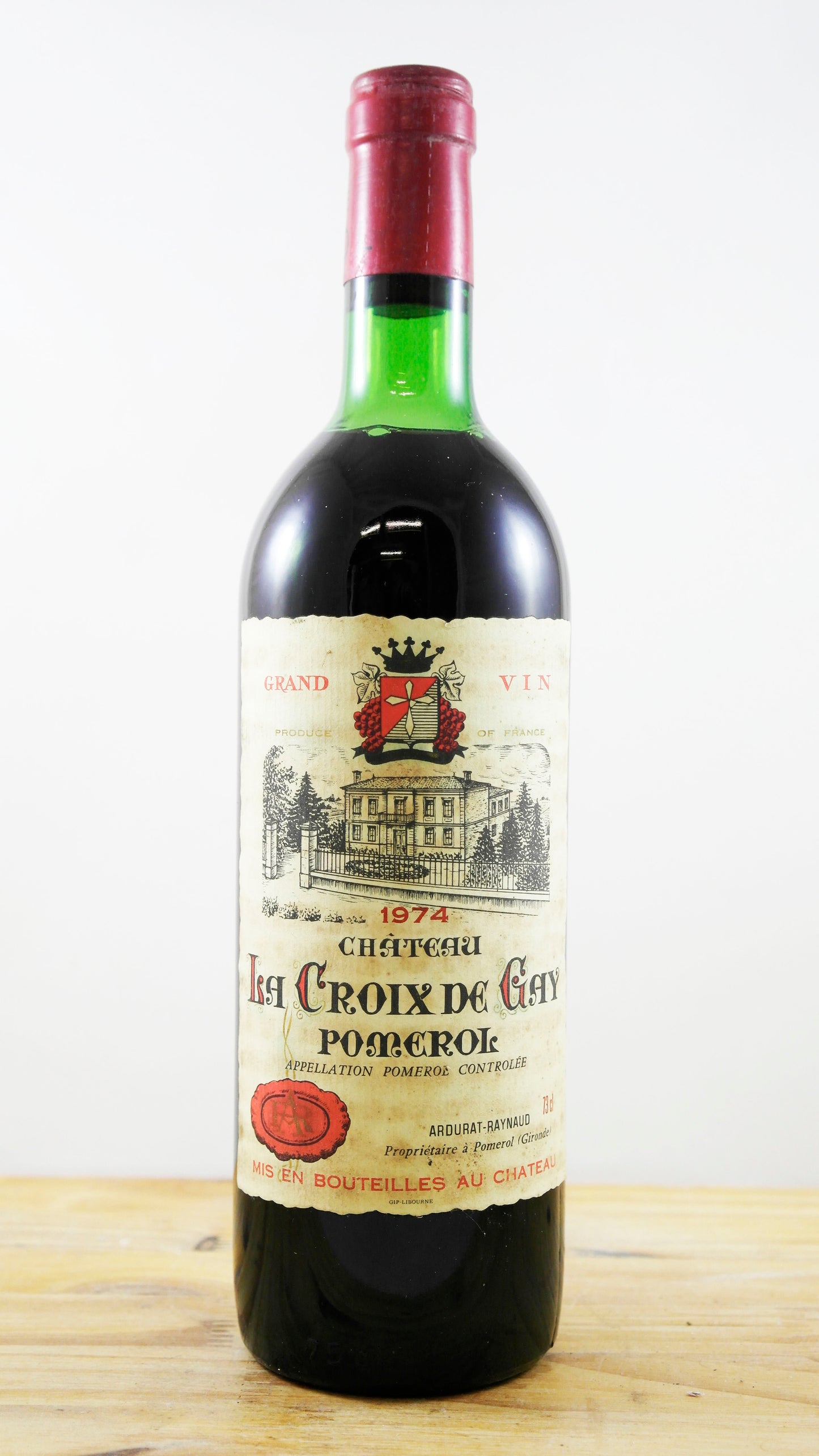 Vin Année 1974 La Croix de Gay 