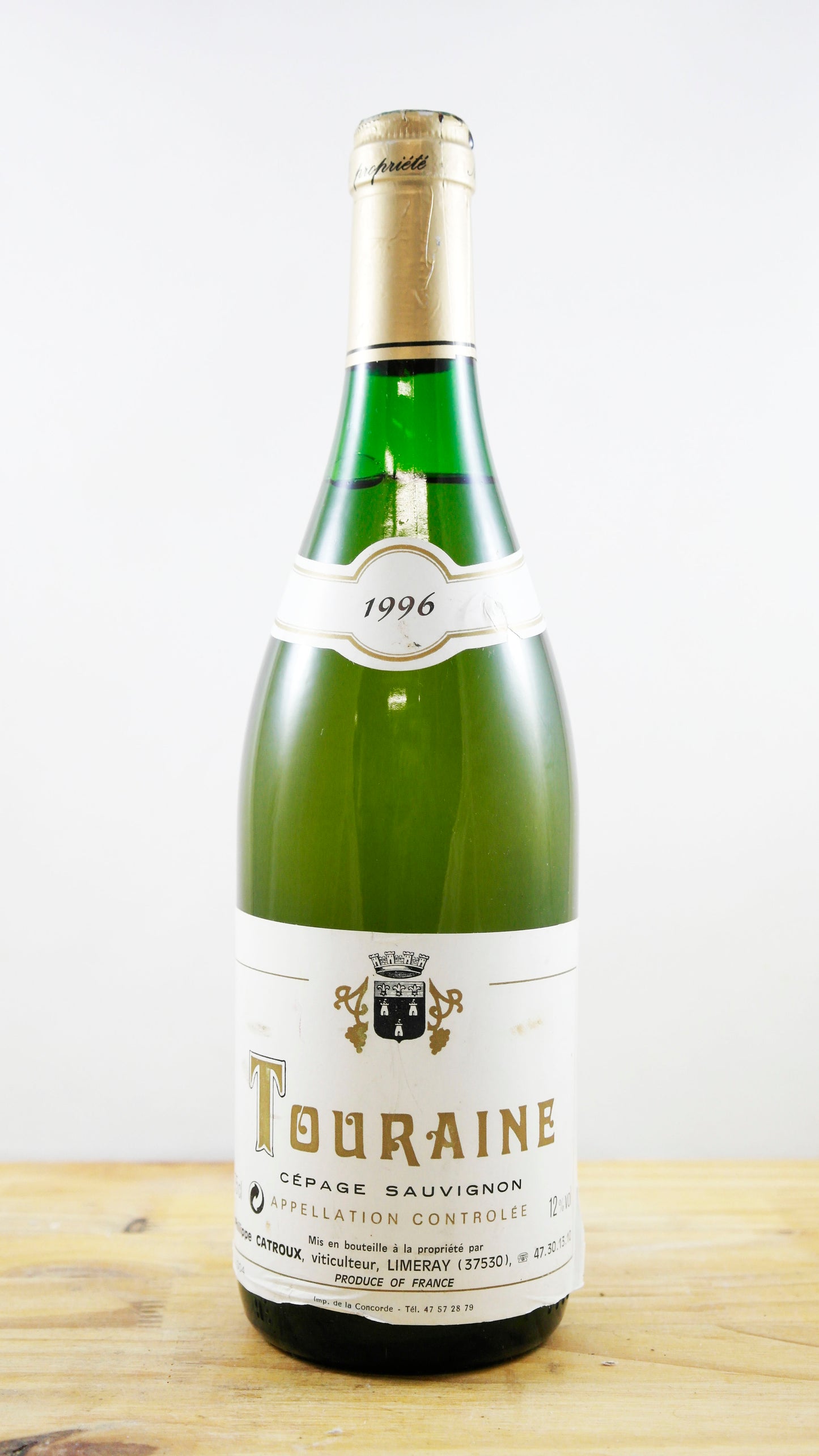Vin Année 1996 Touraine Philippe Catroux