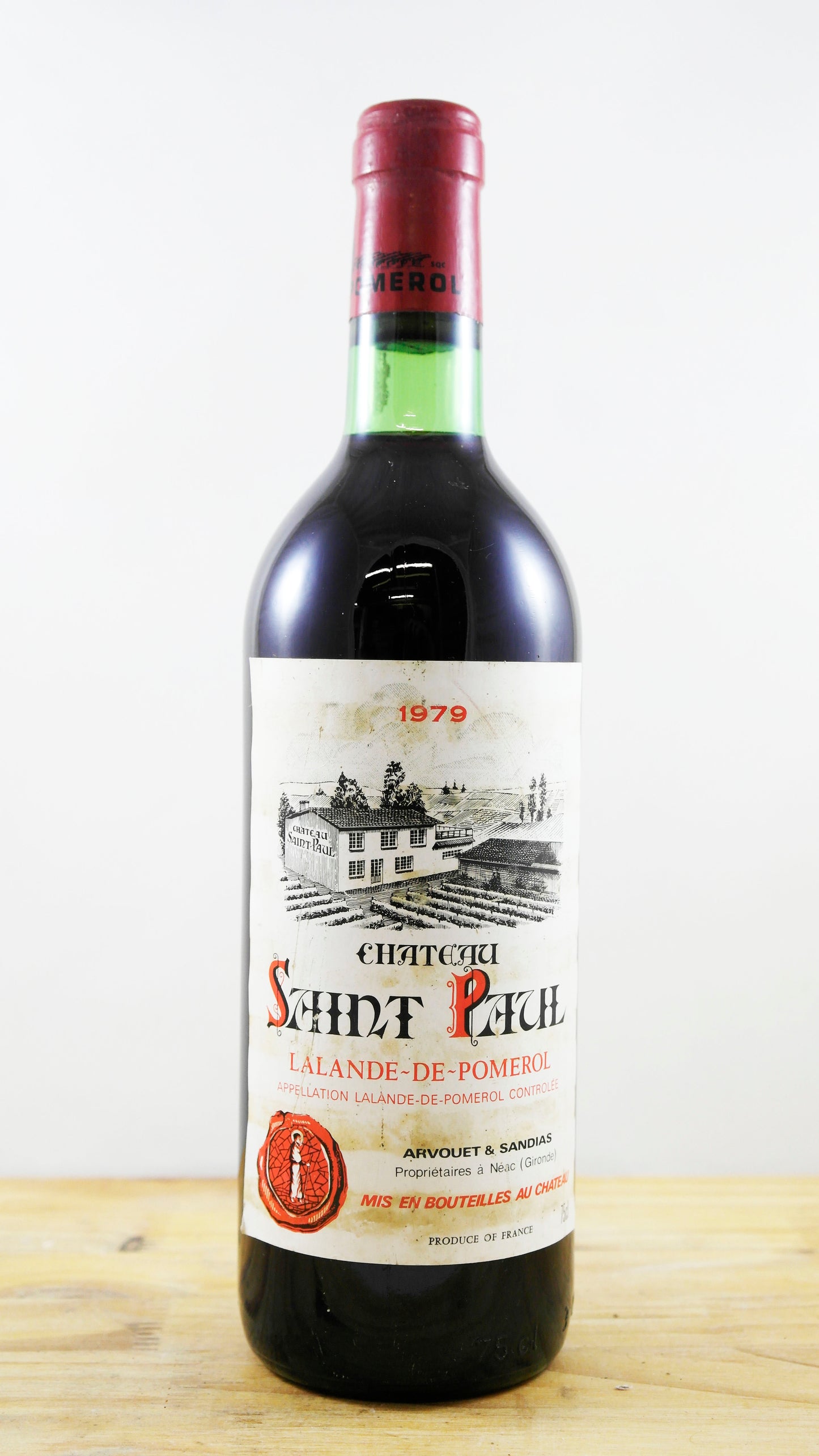 Vin Année 1979 Château Saint Paul Arvouet et Sandias