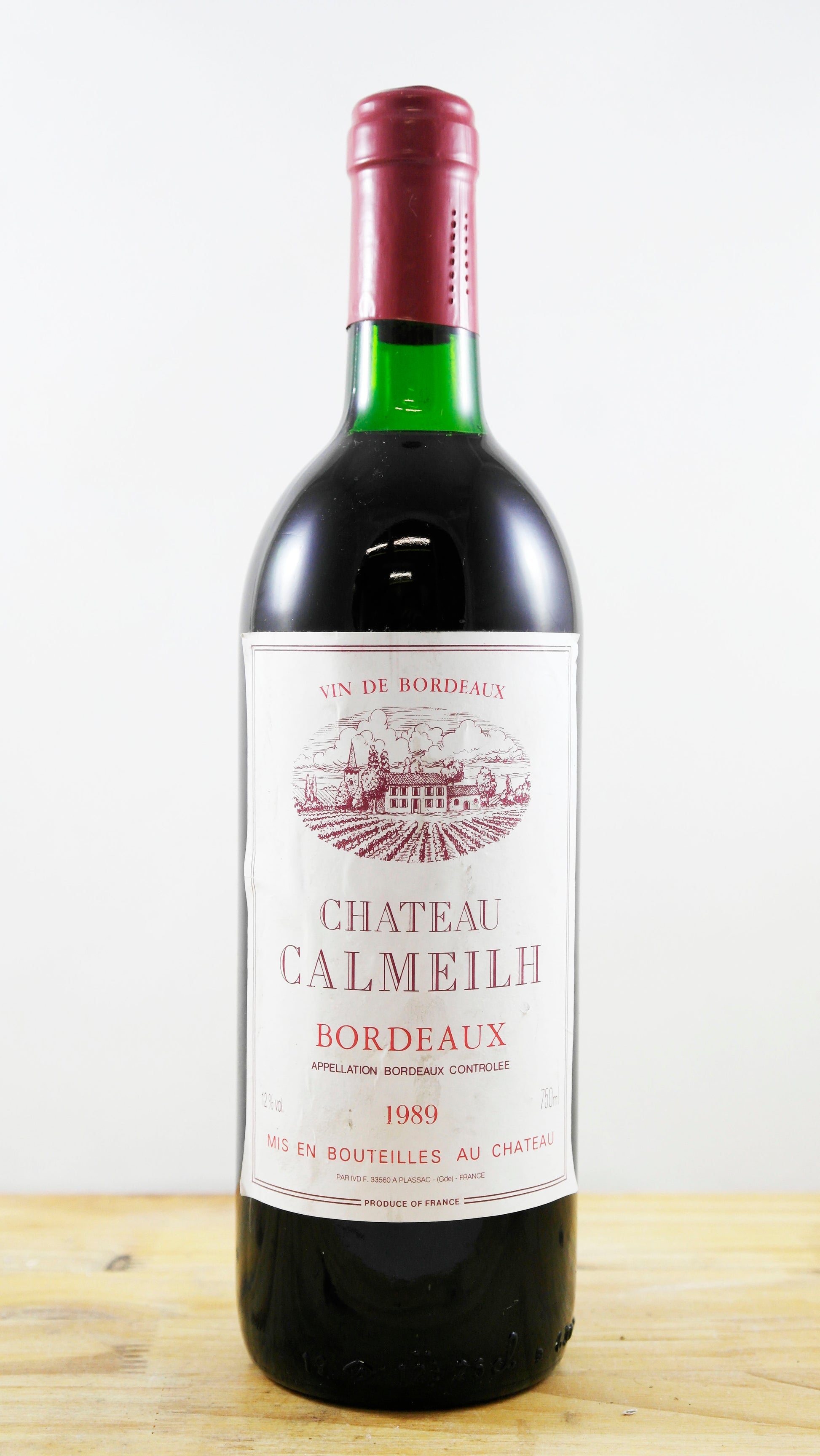 Vin Année 1989 Château Calmeilh