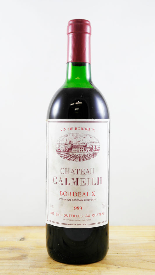 Vin Année 1989 Château Calmeilh
